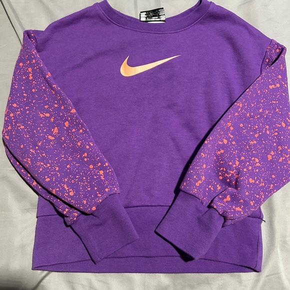 Nike Black and Purple Crewneck Set - Picture 3 of 5